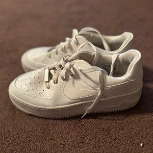 Platform Air Force 1 all white